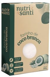 FARINHA DE COCO BRANCA 200G - NUTRISANTI(3D)