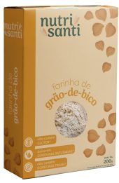 FARINHA DE GRÃO DE BICO 200G - NUTRISANTI (3D)