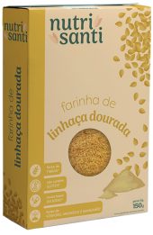 FARINHA DE LINHAÇA DOURADA 150G - NUTRISANTI (3D)