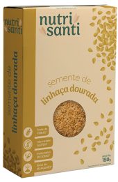 SEMENTE DE LINHAÇA DOURADA 150G - NUTRISANTI (3D)